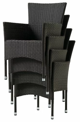 Stapelstol AIDT Svart 5 Stapelstol AIDT Svart - Bild 3