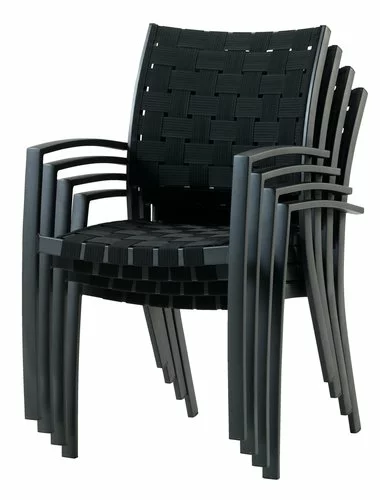 JUTLANDIA Stapelstol JEKSEN Svart 4 JUTLANDIA Stapelstol JEKSEN Svart - Bild 2