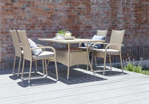 STRIB L150 Bord Natur + 4 GUDHJEM Stol Natur 8 STRIB L150 Bord Natur + 4 GUDHJEM Stol Natur - Bild 6