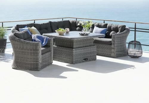 JUTLANDIA Loungeset TAMBOHUSE 5-sits Grå 9 JUTLANDIA Loungeset TAMBOHUSE 5-sits Grå - Bild 7