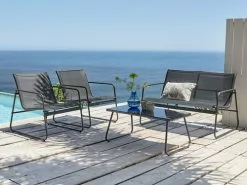 Loungeset YDBY 4-sits Svart
