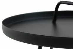 Sidobord IDRE Ø45xH52 Svart -Utemöbler affär 121542