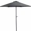 Marknadsparasoll NAPPEDAM Ø250 Mörkgrå -Utemöbler affär 122039
