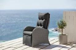 JUTLANDIA Loungestol STORD Grå -Utemöbler affär 122332