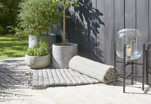 Trädgårdskruka FLUGA Ø42xH42 Grå 5 Trädgårdskruka FLUGA Ø42xH42 Grå - Bild 3