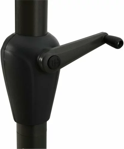 Marknadsparasoll AGGER Ø300 Mörkgrå 5 Marknadsparasoll AGGER Ø300 Mörkgrå - Bild 3