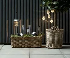 Solcellslampa JAKTFALK Ø6xH36 Svart -Utemöbler affär 149775 2