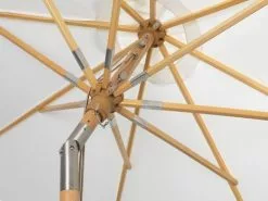 Marknadsparasoll LEMVIG Ø300 Offwhite -Utemöbler affär 150388