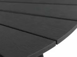 JUTLANDIA Bord RANGSTRUP Ø130 Svart/svart -Utemöbler affär 151090