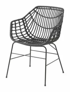 Stol ILDERHUSE Svart