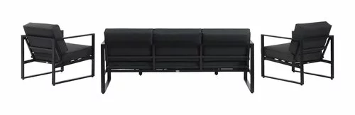 JUTLANDIA Loungeset VONGE 5-sits Svart 9 JUTLANDIA Loungeset VONGE 5-sits Svart - Bild 7