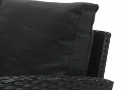 Loungeset ULLEHUSE 9-sits Förvaring Svart -Utemöbler affär 151155