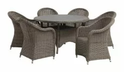 JUTLANDIA GAMMELBY Ø130 Bord Grå + 4 GAMMELBY Stol Grå 8 JUTLANDIA GAMMELBY Ø130 Bord Grå + 4 GAMMELBY Stol Grå -Utemöbler affär 151339