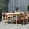 JUTLANDIA VESTERHAVET L210 Bord Teak + 4 VESTERHAVET Stol Teak