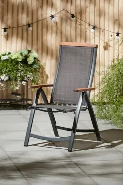 JUTLANDIA Positionsstol MADERNE Grå -Utemöbler affär 153371