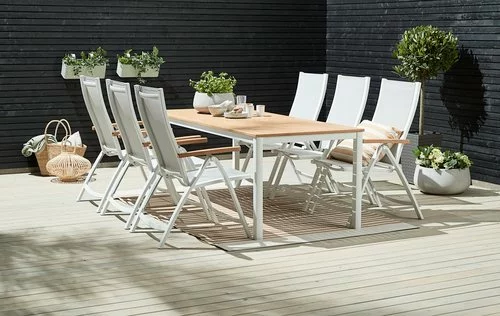 JUTLANDIA Positionsstol SLITE Vit 4 JUTLANDIA Positionsstol SLITE Vit - Bild 2