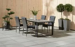 JUTLANDIA Dyna Hög Stolsrygg GUDHJEM Mörkgrå -Utemöbler affär 155666