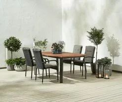 JUTLANDIA Dyna Hög Stolsrygg GUDHJEM Sand -Utemöbler affär 155919