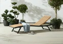 Solsäng BAGMARKEN B70xL200 Hårdträ -Utemöbler affär 156046