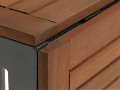 JUTLANDIA Bord YTTRUP B70xL75/126 Hårdträ -Utemöbler affär 156133