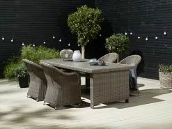 JUTLANDIA Bord GAMMELBY B100xL225 Grå 10 JUTLANDIA Bord GAMMELBY B100xL225 Grå -Utemöbler affär 160297