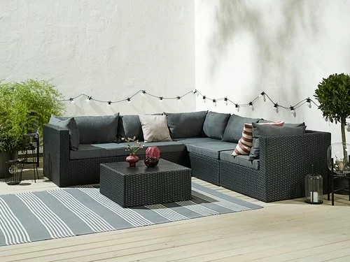 Loungebord AJSTRUP B70xL70 Svart 6 Loungebord AJSTRUP B70xL70 Svart - Bild 4