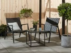 JUTLANDIA Loungestol EDDERUP Svart 11 JUTLANDIA Loungestol EDDERUP Svart -Utemöbler affär 160325