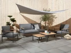 JUTLANDIA Loungeset ODDESUND 5-sits Grå