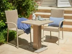 JUTLANDIA THY L60 Bord Natur + 2 GUDHJEM Stol Natur