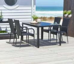 JUTLANDIA Bord MADERUP B90xL150 Svart 11 JUTLANDIA Bord MADERUP B90xL150 Svart -Utemöbler affär 160991 1