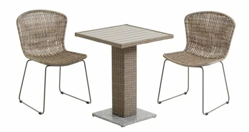 JUTLANDIA THY L60 Bord Natur + 2 HAJSTRUP Stol Natur 4 JUTLANDIA THY L60 Bord Natur + 2 HAJSTRUP Stol Natur - Bild 2