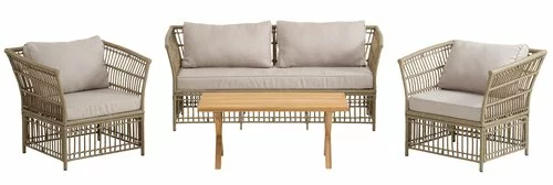 Loungeset LILLESAND 5-sits Natur 5 Loungeset LILLESAND 5-sits Natur - Bild 3