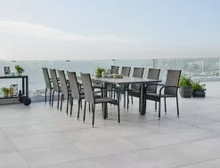 JUTLANDIA VATTRUP L206/319 Bord Svart + 4 GUDHJEM Stol Svart 9 JUTLANDIA VATTRUP L206/319 Bord Svart + 4 GUDHJEM Stol Svart -Utemöbler affär 178395