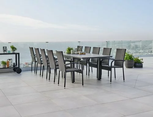 JUTLANDIA VATTRUP L206/319 Bord Svart + 4 GUDHJEM Stol Svart 5 JUTLANDIA VATTRUP L206/319 Bord Svart + 4 GUDHJEM Stol Svart - Bild 3