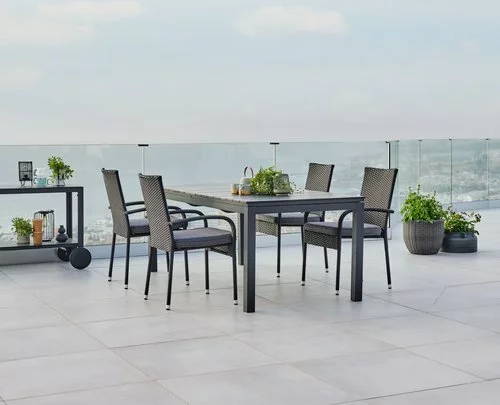 JUTLANDIA VATTRUP L206/319 Bord Svart + 4 GUDHJEM Stol Svart 6 JUTLANDIA VATTRUP L206/319 Bord Svart + 4 GUDHJEM Stol Svart - Bild 4