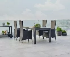 JUTLANDIA Dyna Stolsits UDSIGTEN Mörkgrå 15 JUTLANDIA Dyna Stolsits UDSIGTEN Mörkgrå -Utemöbler affär 178437