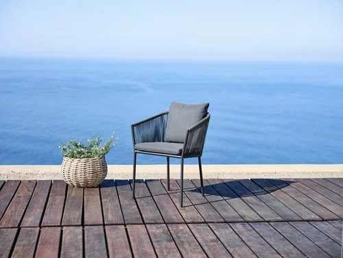 JUTLANDIA Stapelstol BRAVA Snabbtorkande Grå 6 JUTLANDIA Stapelstol BRAVA Snabbtorkande Grå - Bild 4