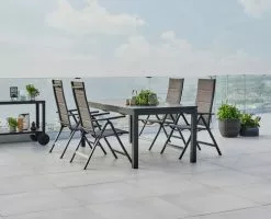 JUTLANDIA Positionsstol MYSEN Grå -Utemöbler affär 178711