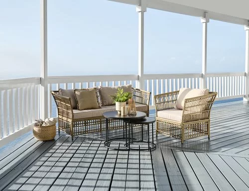 Loungesoffa LILLESAND 3-sits Natur 5 Loungesoffa LILLESAND 3-sits Natur - Bild 3