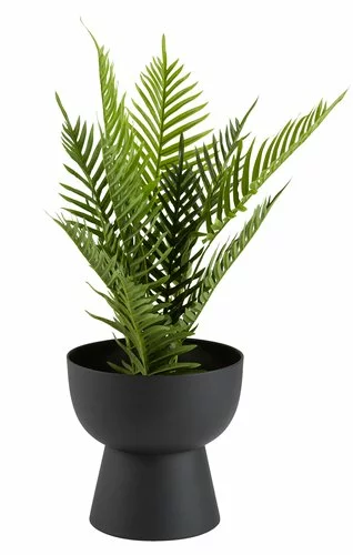 Trädgårdskruka LOMVI Ø30xH30 Svart 3 Trädgårdskruka LOMVI Ø30xH30 Svart