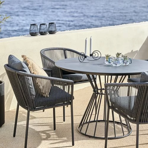 JUTLANDIA Stapelstol BRAVA Snabbtorkande Grå 7 JUTLANDIA Stapelstol BRAVA Snabbtorkande Grå - Bild 5