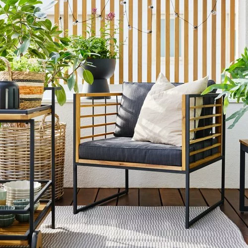 JUTLANDIA Loungestol UGILT Hårdträ 4 JUTLANDIA Loungestol UGILT Hårdträ - Bild 2