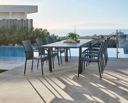 JUTLANDIA VATTRUP L170/273 Bord Svart + 4 GUDHJEM Stol Svart 7 JUTLANDIA VATTRUP L170/273 Bord Svart + 4 GUDHJEM Stol Svart - Bild 5