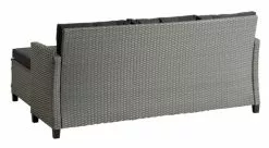 Loungesoffa MORA M/schäslong 3-sits Grå 7 Loungesoffa MORA M/schäslong 3-sits Grå -Utemöbler affär 192570