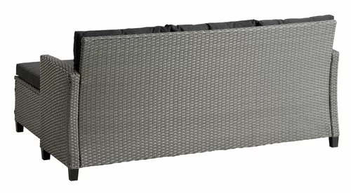 Loungesoffa MORA M/schäslong 3-sits Grå 4 Loungesoffa MORA M/schäslong 3-sits Grå - Bild 3