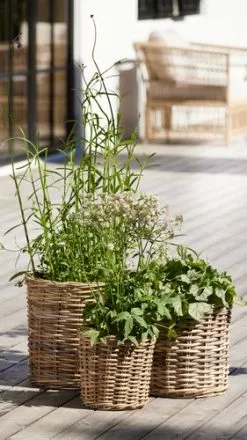 Trädgårdskruka SANSEBIE Ø25/33/40 3/st -Utemöbler affär 194469