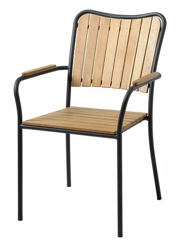 Stapelstol BASTRUP Natur/svart 3 Stapelstol BASTRUP Natur/svart