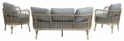 Loungeset ILLERUP 5-sits Natur -Utemöbler affär 199079