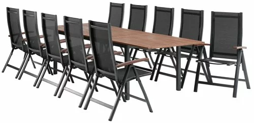 JUTLANDIA YTTRUP L210/300 Bord Hårdträ + 4 LIMHAMN Stol Grå 5 JUTLANDIA YTTRUP L210/300 Bord Hårdträ + 4 LIMHAMN Stol Grå - Bild 3