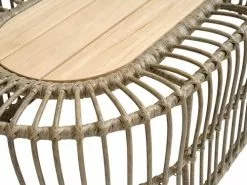 Loungeset ILLERUP 5-sits Natur -Utemöbler affär 199203